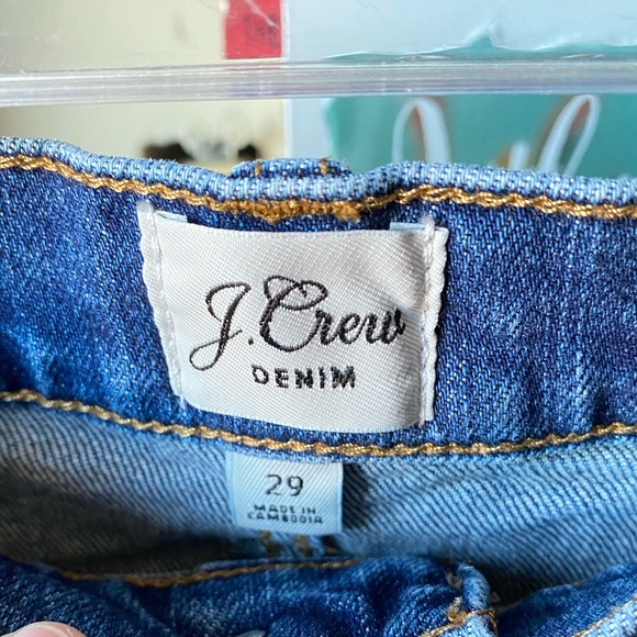 J. Crew | Denim Button Front Medium Wash Skirt - Picture 10 of 11